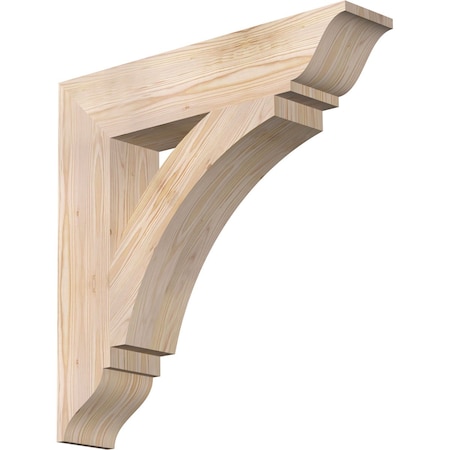 Ekena Millwork Thorton Traditional Smooth Bracket, Douglas Fir, 5 1/2"W x 28"D x 28"H BKT06X28X28THR01SDF